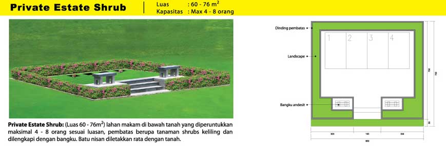 private-estate-shrub-di-mercy--mansion di pemakaman islam