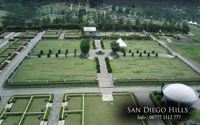 Pemakaman kristen San diego hills di Serenity pemandangan indah