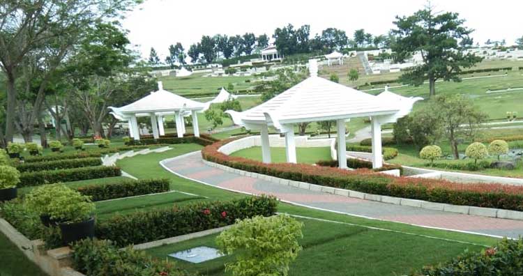 Gambar Pavliun di pemakaman chinese san diego hills memorial park