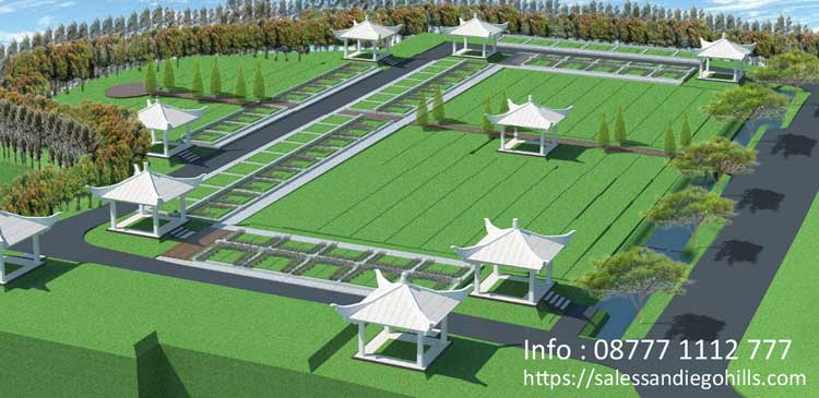 Layout pemakaman cina di san diego hills, Emerald mansion