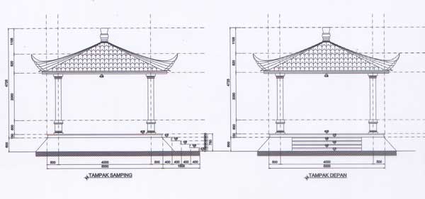 Gambar layout paviliun di san diego hills